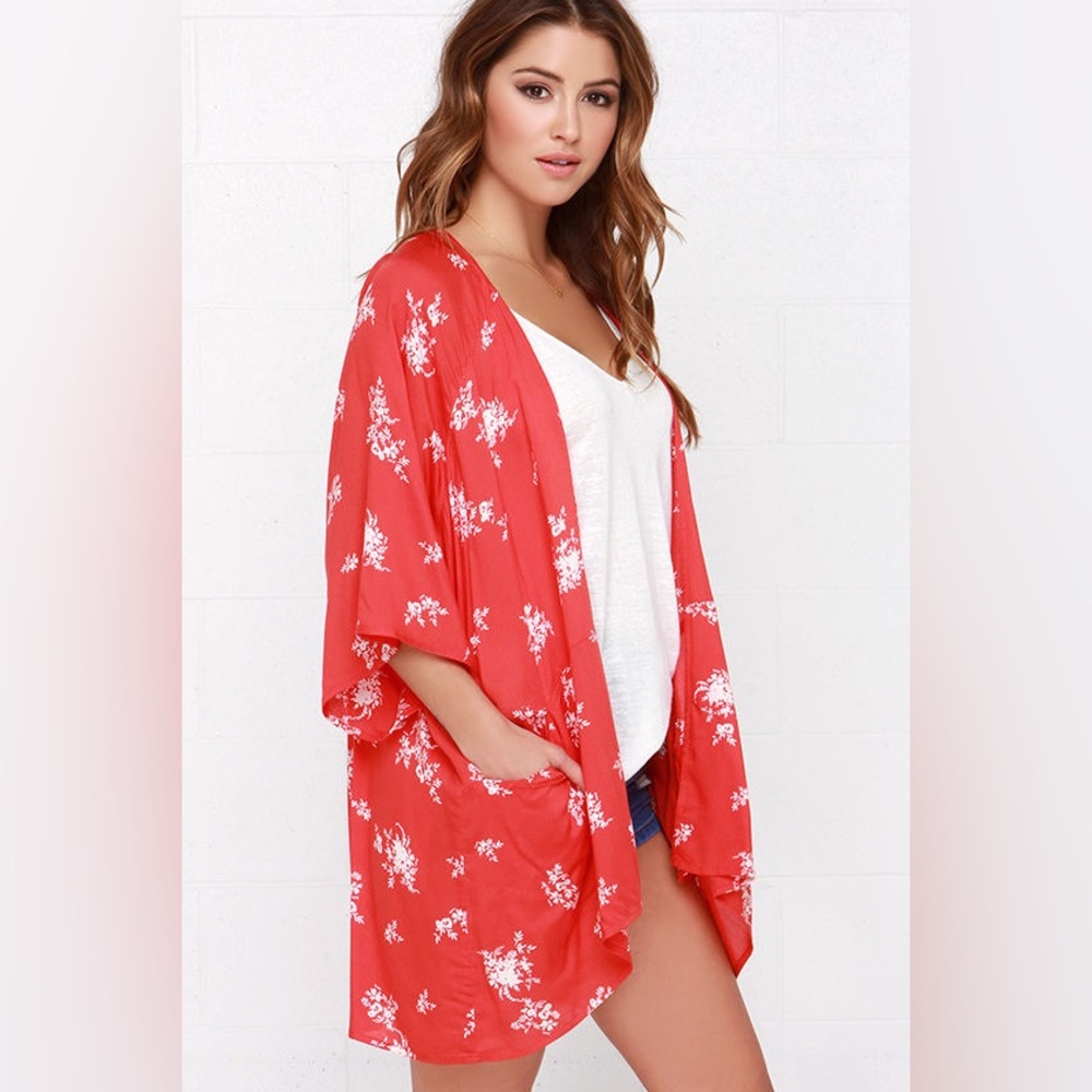 Billabong Shadow Play Floral Kimono